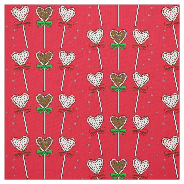 Julchokladklubbor med pilbågar tyg (Provkarta)