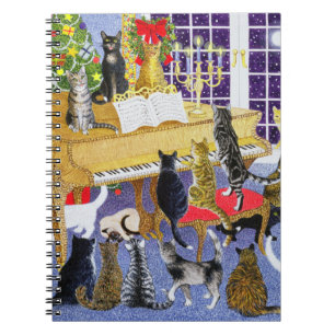 Julchorus Anteckningsbok Med Spiral