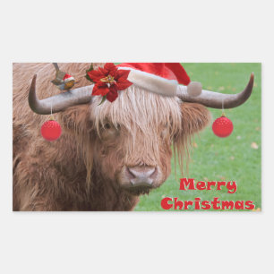 Julchums Sticker Rektangulärt Klistermärke