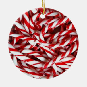 Julcirkeln Ornament, Candy cane Julgransprydnad Keramik