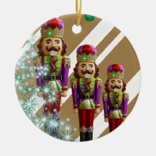Julcirkeln Ornament, soldat Julgransprydnad Keramik