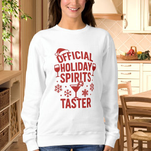 Julcitat lustigt party-spritdrrött t shirt
