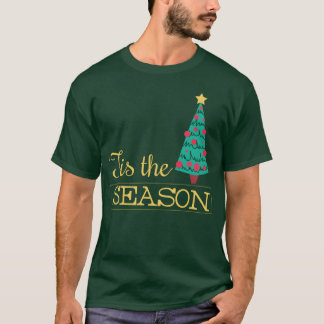 Julcitat med julgran familj t shirt