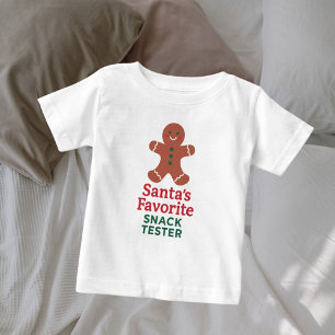 Julcitat rolig snacks testare t shirt