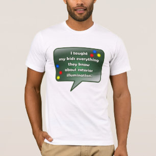 Julcitationstecken - yttre belysning t-shirt
