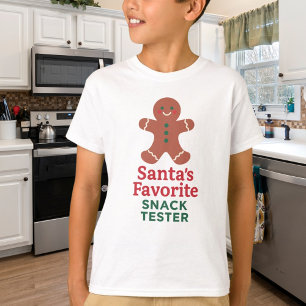 Julcitattecken, lustig snack-provare t shirt