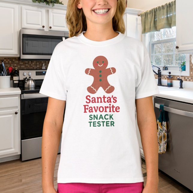 Julcitattecken, lustig snack-provare t shirt (Skapare uppladdad)