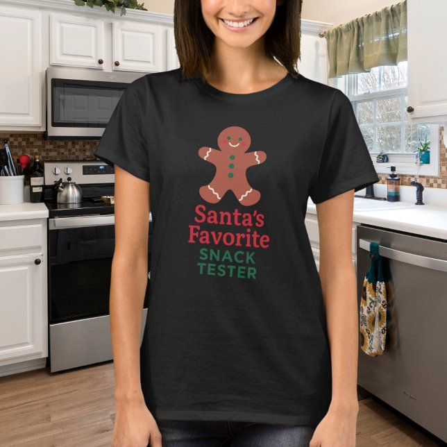 Julcitattecken, lustig snack-provare t shirt (Skapare uppladdad)