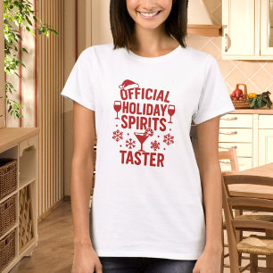 Julcitattecken lustiga party-spritsmakare t shirt