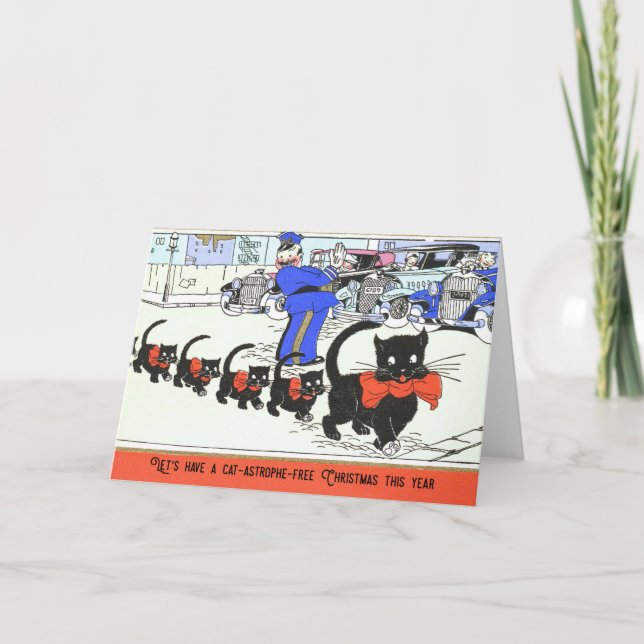Julclown Greeting Card Tack Kort (Framsida)