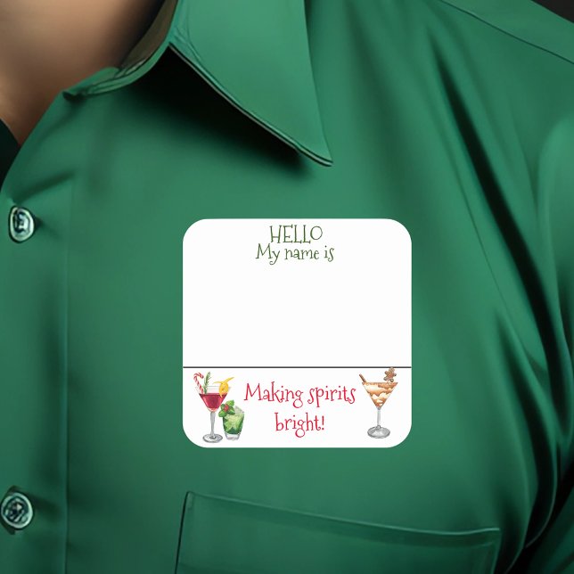 Julcocktail Dryckes Fest Namn Märke (Skapare uppladdad)