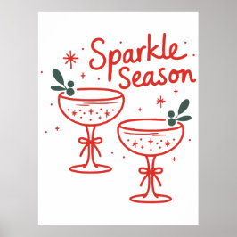 Julcocktails gnistrar säsongen  poster