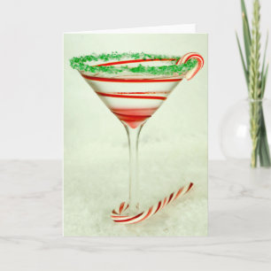 Julcoctail Fru Claustini Helgkort