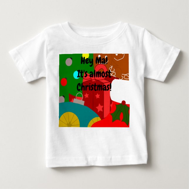 Julcollage  t shirt (Framsida)