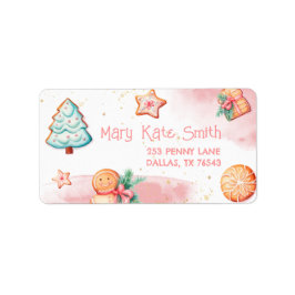 Julcookie 2 Sweet Adressetikett