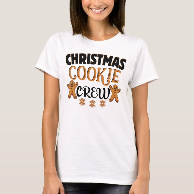 Julcookie Baking Crew Matching Family T Shirt (Framsida)