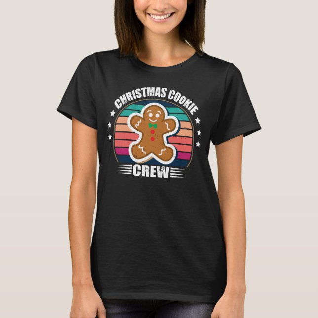 Julcookie Eating Crew Matching Family T Shirt (Framsida)