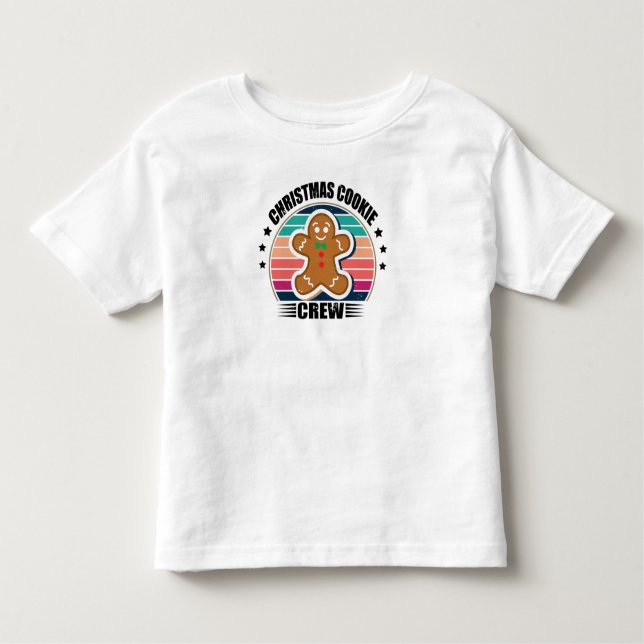 Julcookie Eating Crew Matching Family T Shirt (Framsida)