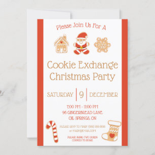 Julcookie Exchange, Julfest Inbjudningar