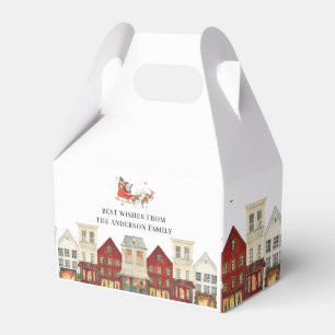Julcookie-gåva Favor Box Presentaskar