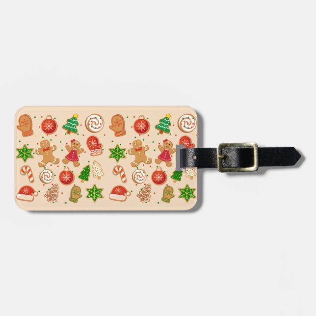 Julcookies Bagagebricka (Horisontell Framsida)