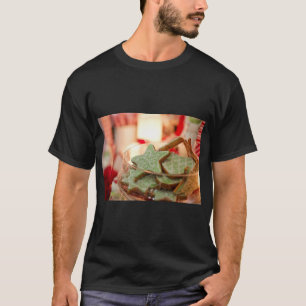 “Julcookies” Festiv Grafisk T-Shirt