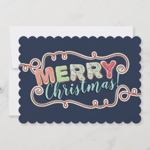 Julcookies helgdag bakning av presentkort julkort