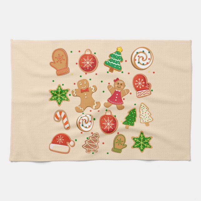 Julcookies Kökshandduk (Horisontell)