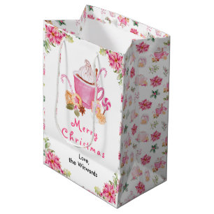 Julcookies och kakao rosa God Jul