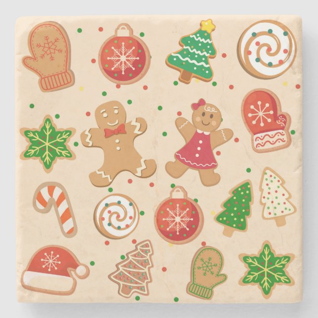 Julcookies Stenunderlägg (Framsidan)