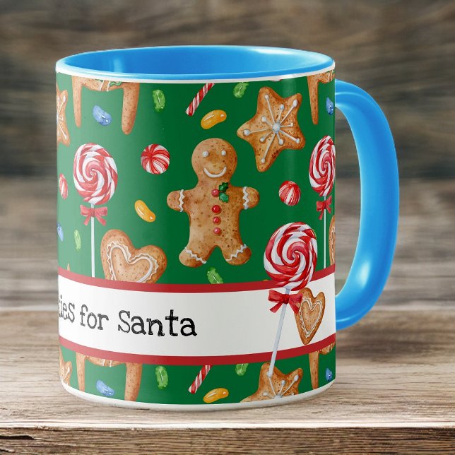 Julcookies till Tomte Grön Mugg (Skapare uppladdad)