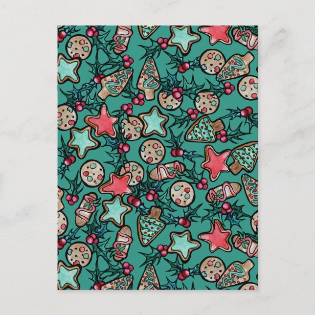 Julcookies                                  vykort (Framsida)