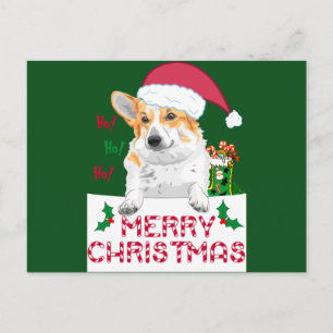 JulCorgi Helg Vykort