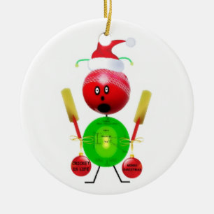 Julcricket Julgransprydnad Keramik