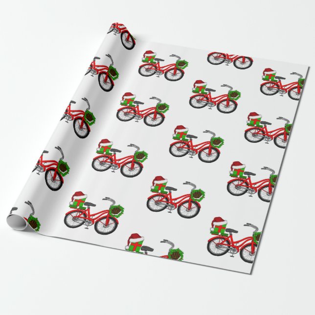 julcykel presentpapper (Utrullad)