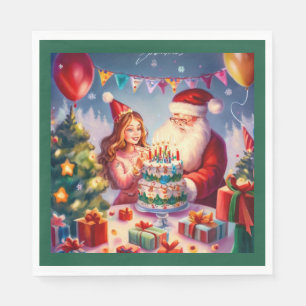 Juldag 8 pappersservett
