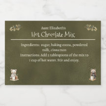 Juldag, Hett Kakaoblandning Grönt