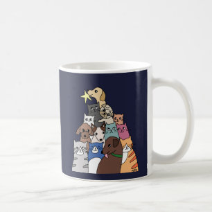 Juldag Holliday Gift for Cat Hund Djurälskare Kaffemugg