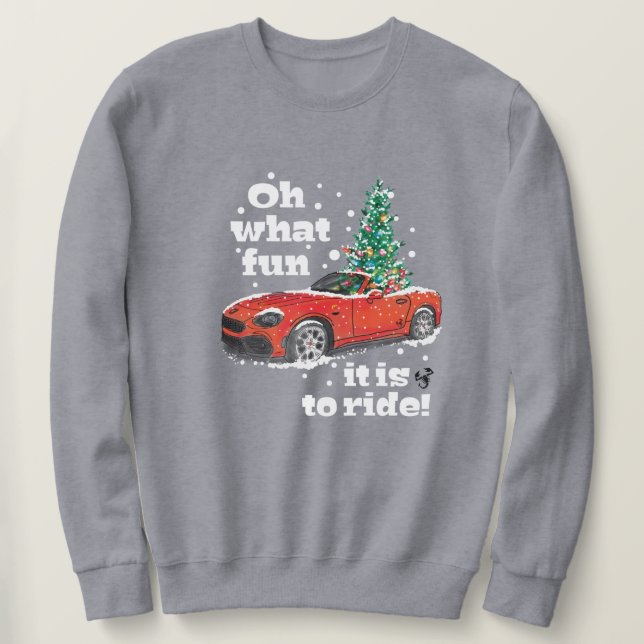 Juldagen 124 Spider Roligt Ride Sweatshirt (Design framsida)