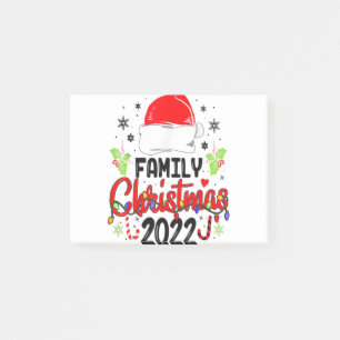 Juldagen 2022 - matchande Santa Elf-Roligten Post-it Block