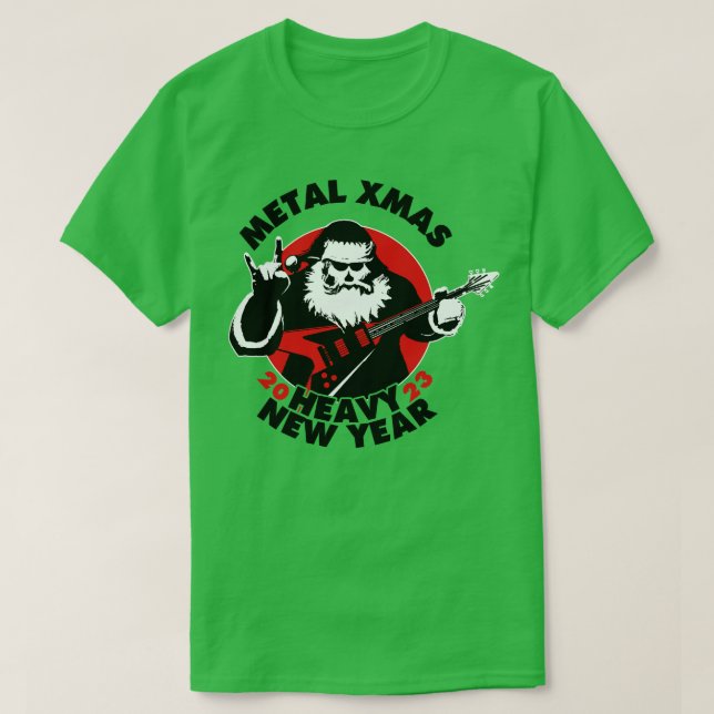 Juldagen 2023, tungt Metall Sa T Shirt (Design framsida)