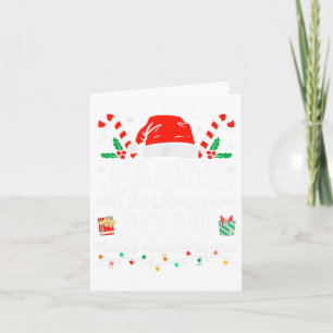 Juldagen 2024-matchande Santa Elf-Roligten, torg Kort