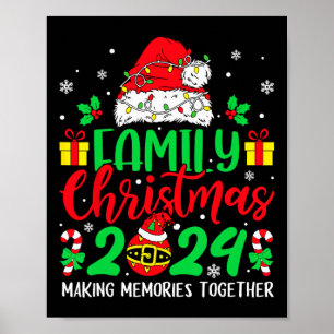 Juldagen 2024-matchande Santa Elf-Roligten, torg Poster