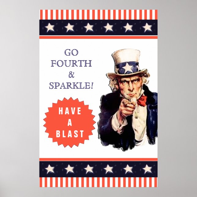 Juldagen 4:e Party Poster (Framsidan)