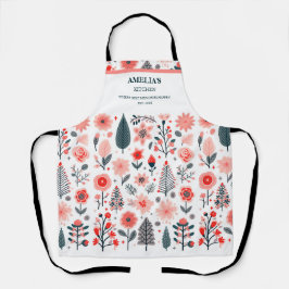 Juldagen Abstrakt träd, Botaniska julen