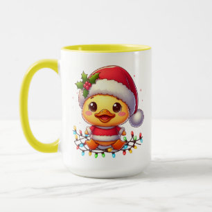 Juldagen Anka Tecknad Santa-68362 Mugg