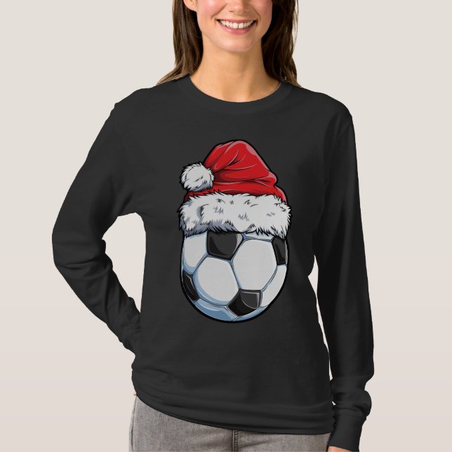 Juldagen Boll Santa Hat Funny Sport Julafton ( T Shirt (Framsida)