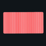 Juldagen Candy cane i Julrött Fraktsedel<br><div class="desc">Den traditionella jultiden candy cane rand är ett välbekant och älskat motiv för helgdagarna. Lika färg-paneler mot snövit,  Candy cane kommer i julrött,  julens Grönt,  julens Guld och julens Silver.</div>