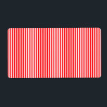 Juldagen Candy cane i Julrött Fraktsedel<br><div class="desc">Den traditionella jultiden candy cane rand är ett välbekant och älskat motiv för helgdagarna. Lika färg-paneler mot snövit,  Candy cane kommer i julrött,  julens Grönt,  julens Guld och julens Silver.</div>
