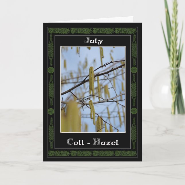 Juldagen Celtic Oracle Divination Kort (Framsida)